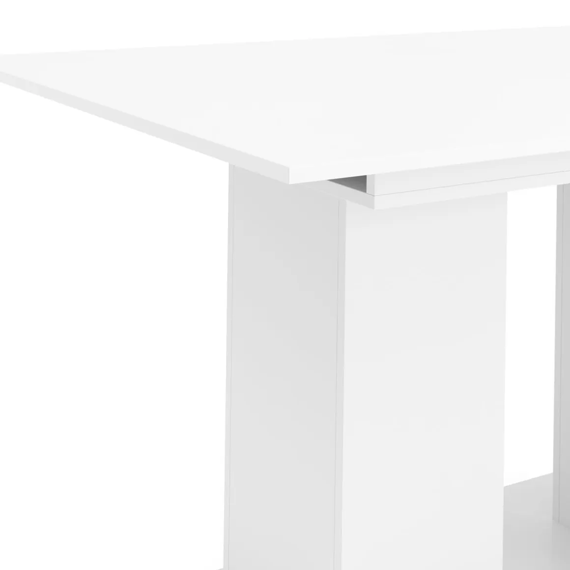 Esstisch ausziehbar ALBIN 140/180 x 90 cm weiss