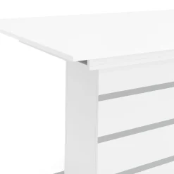 Esstisch ausziehbar ALBUS 150/200 x 90 cm weiss