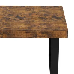Esstisch ausziehbar CHELSEA 160/200 x 90 cm braun/schwarz