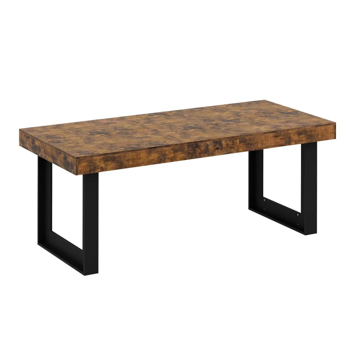 Esstisch ausziehbar CHELSEA 160/200 x 90 cm braun/schwarz