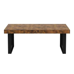 Esstisch ausziehbar CHELSEA 160/200 x 90 cm braun/schwarz