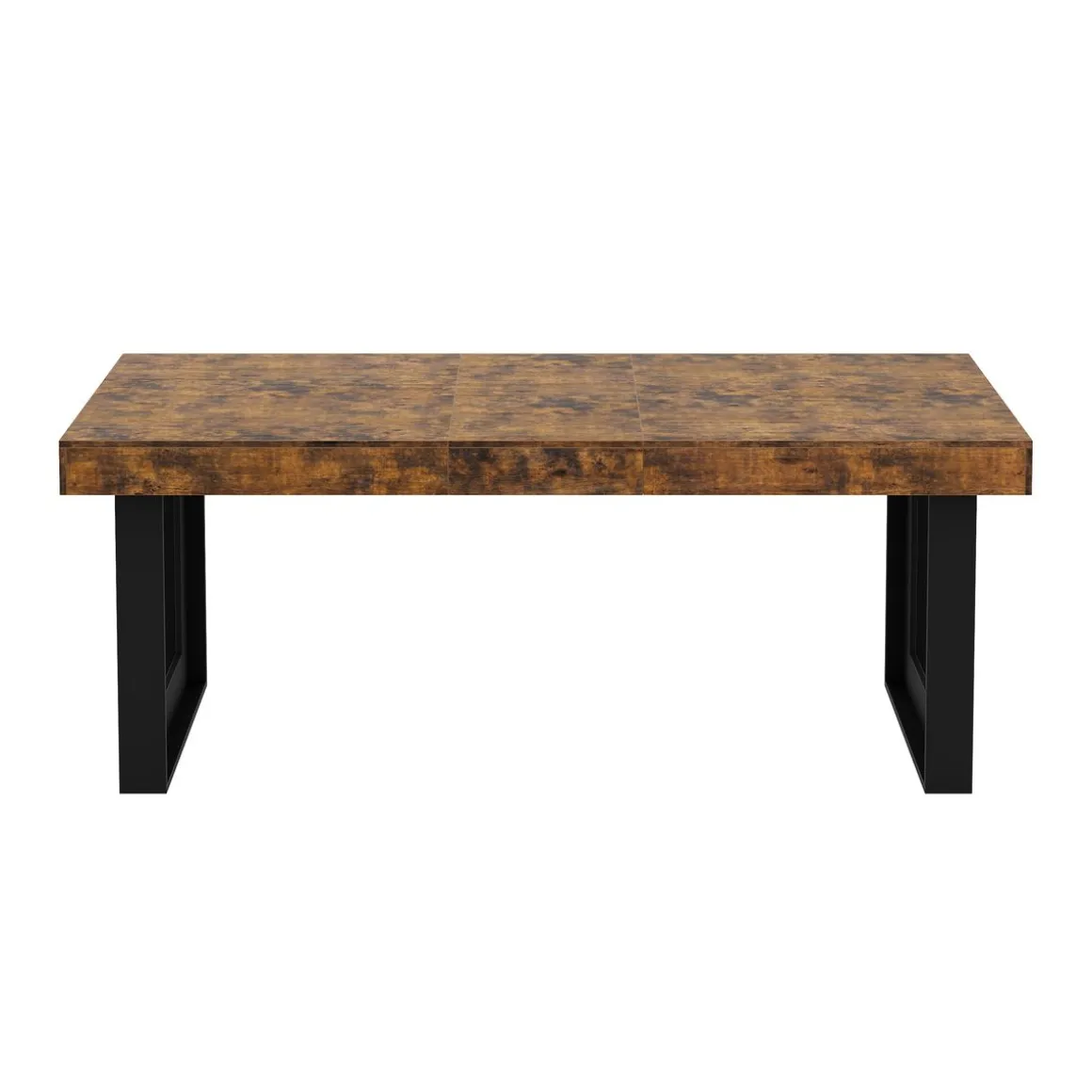 Esstisch ausziehbar CHELSEA 160/200 x 90 cm braun/schwarz