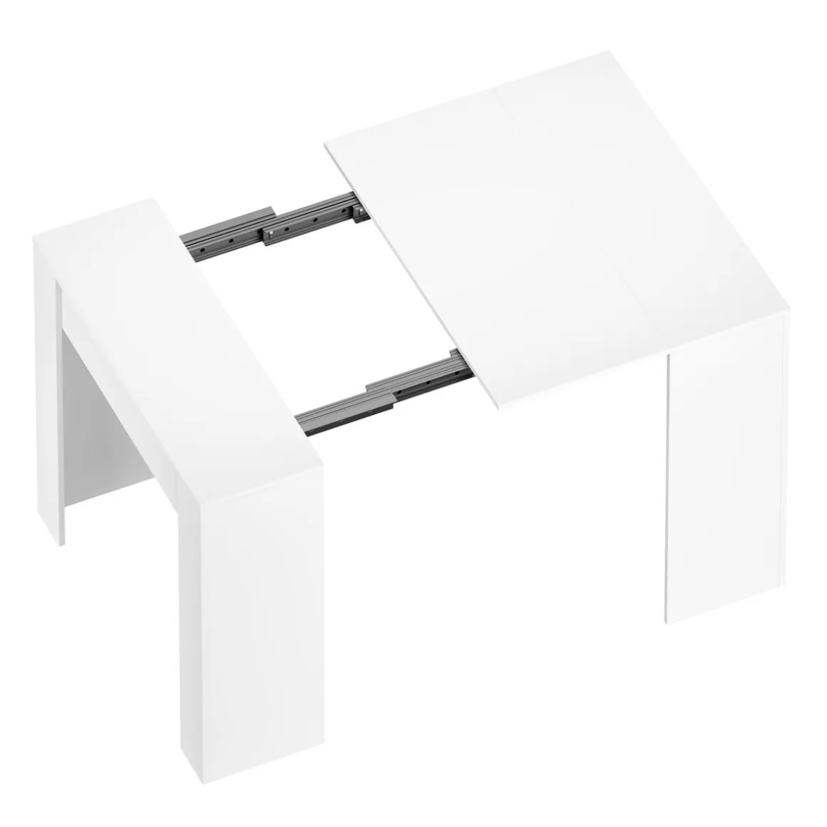 Esstisch ausziehbar DIRK 58/140 x 90 cm weiss