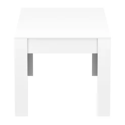 Esstisch ausziehbar DIRK 58/140 x 90 cm weiss