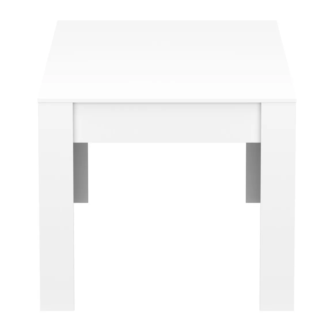 Esstisch ausziehbar DIRK 58/140 x 90 cm weiss