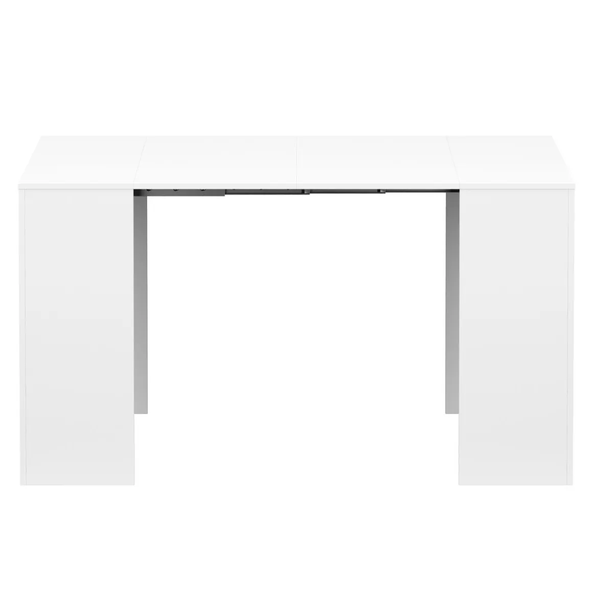 Esstisch ausziehbar DIRK 58/140 x 90 cm weiss