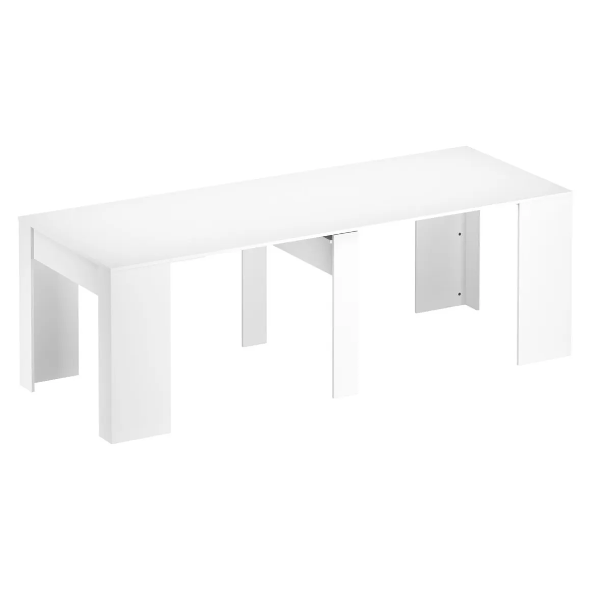 Esstisch ausziehbar DIRK 51/237 x 90 cm weiss
