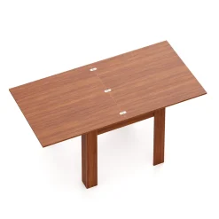 Esstisch ausziehbar NESTIVO 90/180 x 90 cm braun