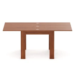 Esstisch ausziehbar NESTIVO 90/180 x 90 cm braun