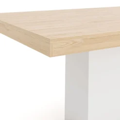 Esstisch ausziehbar RAVI 150/200 x 90 cm braun/weiss