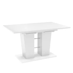 Esstisch ausziehbar VICTORIA 140/180 x 90 cm weiss