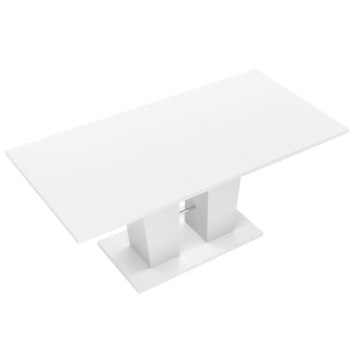 Esstisch ausziehbar VICTORIA 140/180 x 90 cm weiss