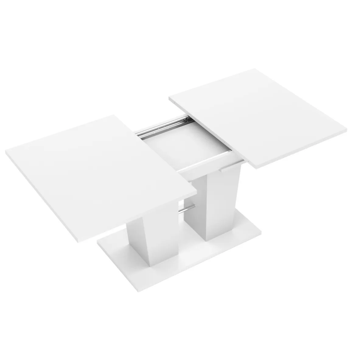 Esstisch ausziehbar VICTORIA 140/180 x 90 cm weiss