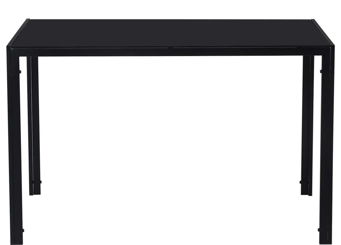 Esstisch Glas TIM 120 x 70 cm schwarz