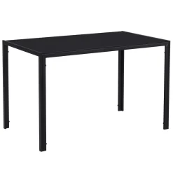 Esstisch Glas TIM 120 x 70 cm schwarz