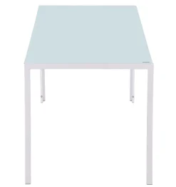 Esstisch Glas TIM 120 x 70 cm weiss