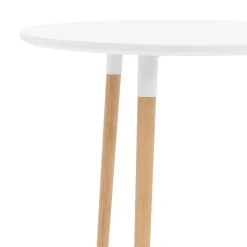 Esstisch GRELIA rund 60 cm weiss/natur