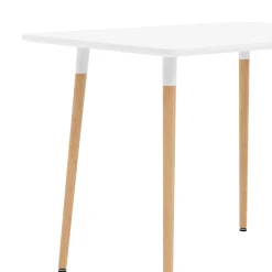 Esstisch GRELIA 100 x 70 cm weiss/natur