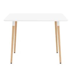Esstisch GRELIA 100 x 70 cm weiss/natur