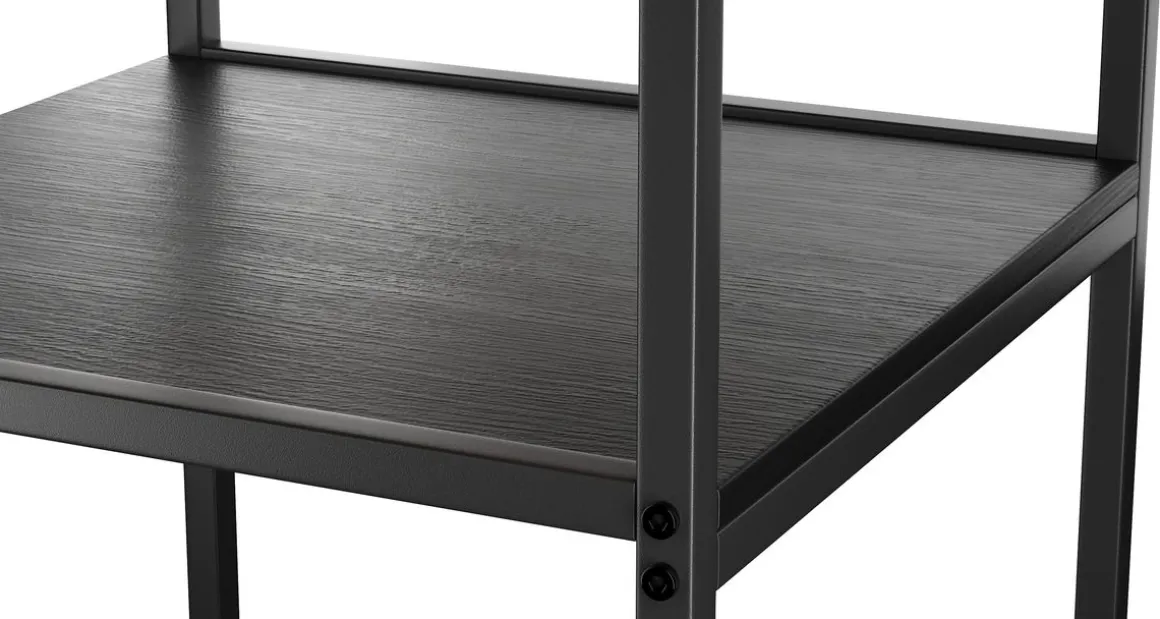 Esstisch GUSTAW rund 120 cm braun/schwarz