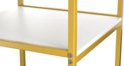 Esstisch GUSTAW rund 120 cm weiss/gold