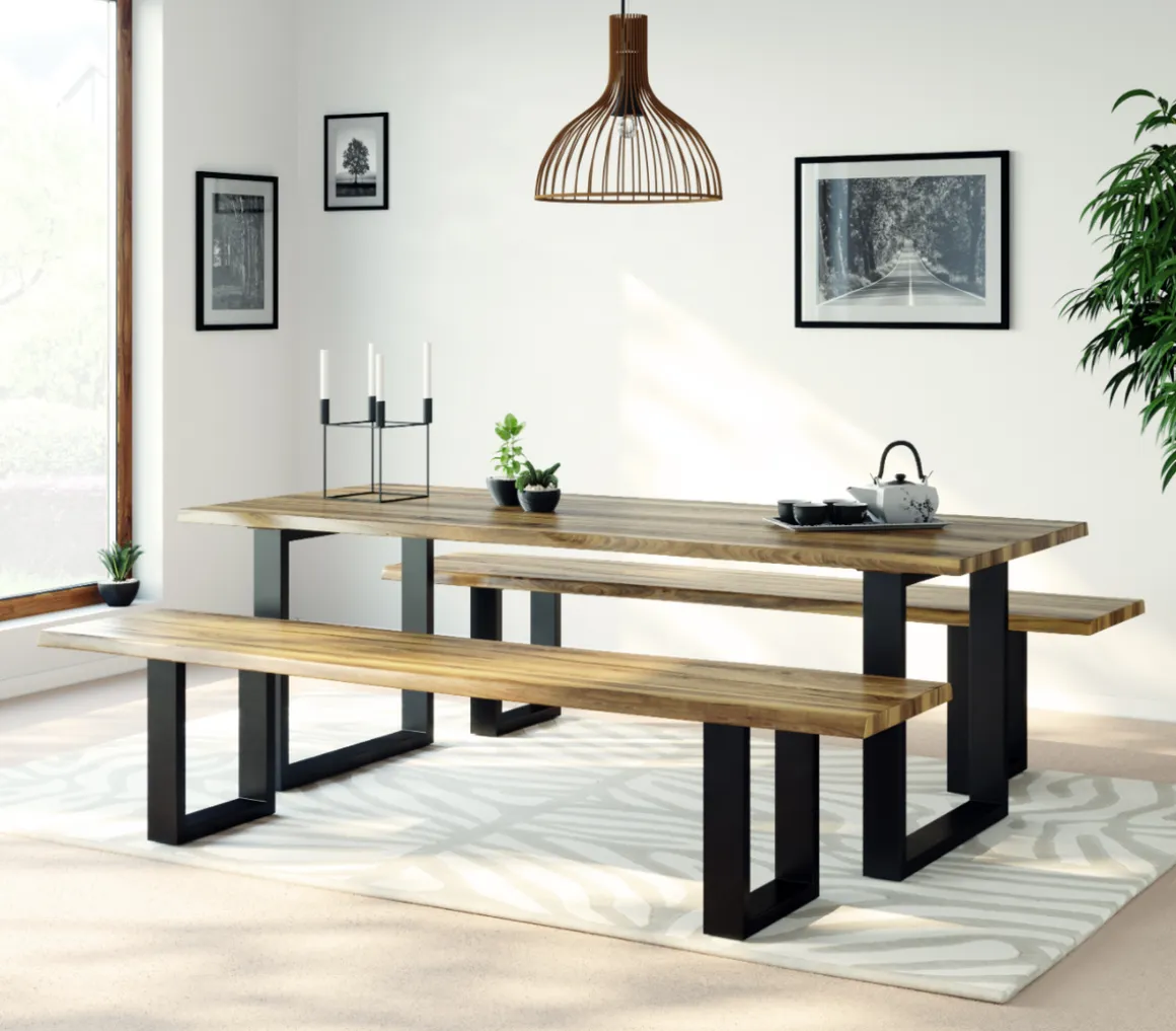 Esstisch Holz ACACIA 160 x 90 cm