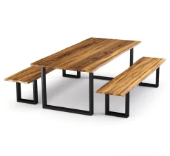 Esstisch Holz ACACIA 200 x 90 cm