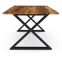 Esstisch Holz ACACIA X-Fuss 178 x 90 cm