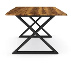 Esstisch Holz ACACIA X-Fuss 160 x 90 cm