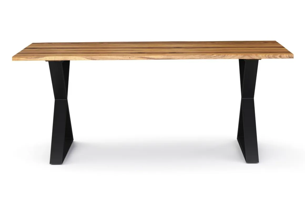 Esstisch Holz ACACIA X-Fuss 160 x 90 cm