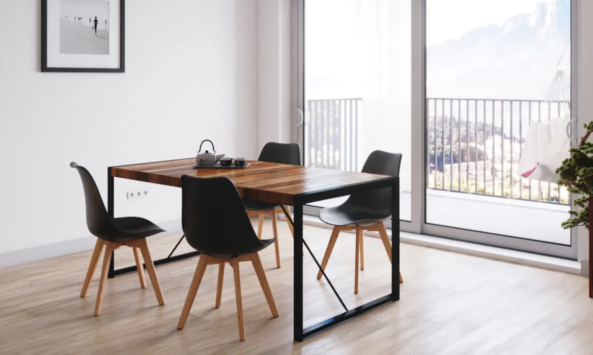 Esstisch Holz CLEMENT 180 x 90 cm