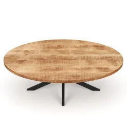 Esstisch Holz MAYLA oval 200 x 100 cm