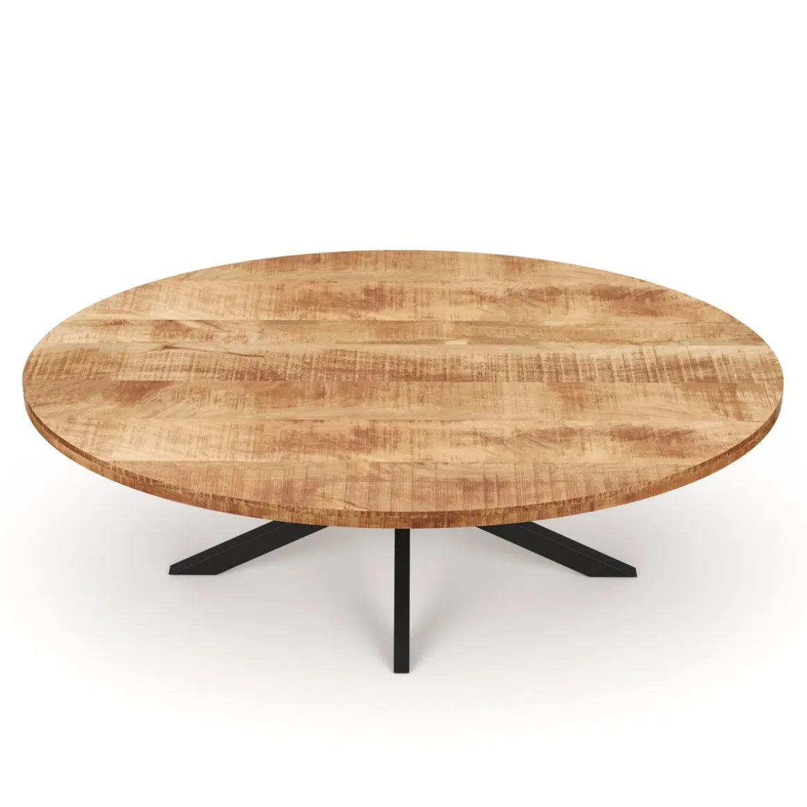 Esstisch Holz MAYLA oval 200 x 100 cm