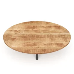 Esstisch Holz MAYLA oval 200 x 100 cm