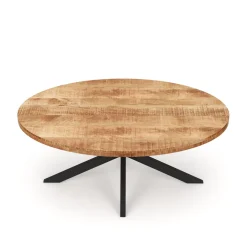 Esstisch Holz MAYLA oval 160 x 80 cm