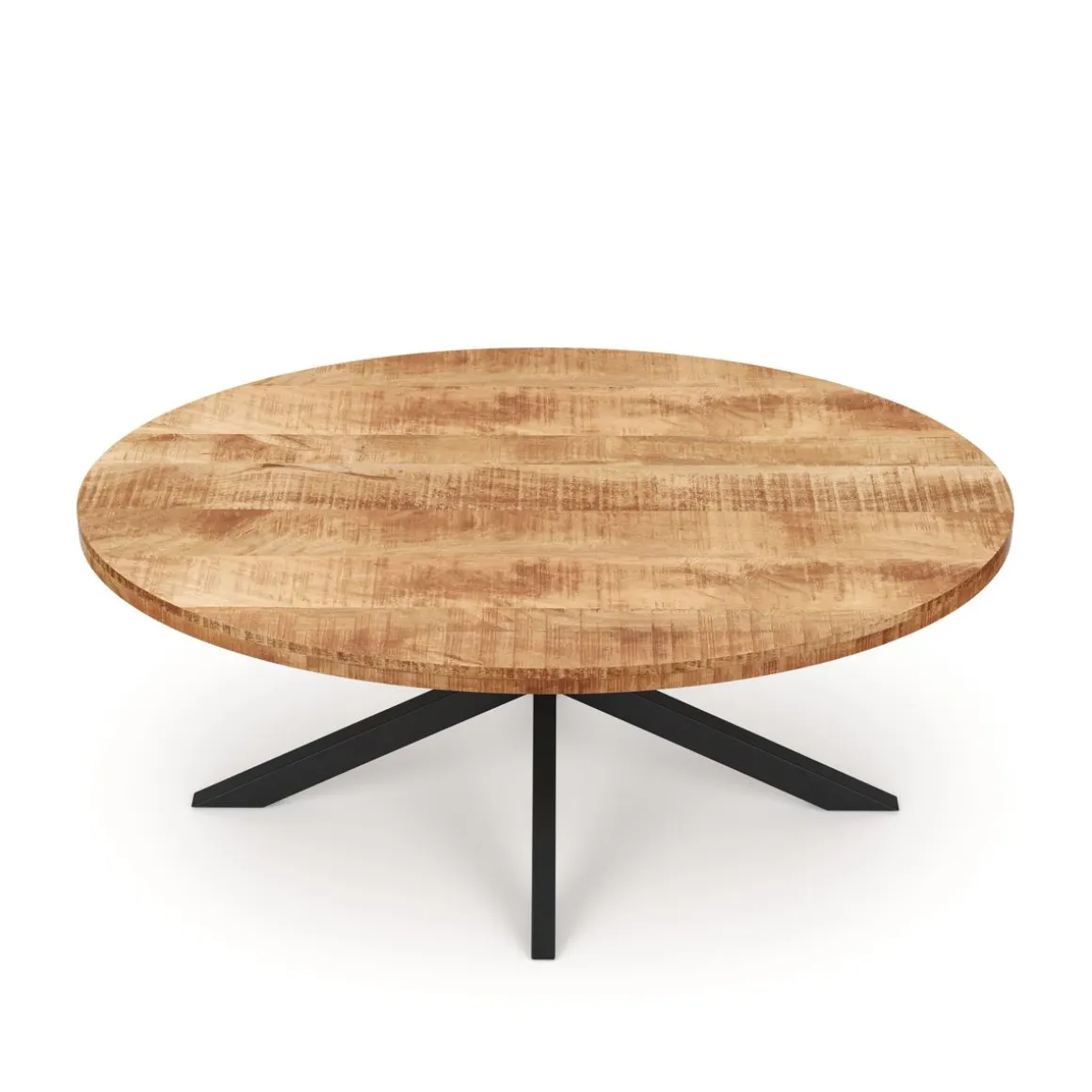 Esstisch Holz MAYLA oval 160 x 80 cm