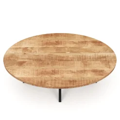 Esstisch Holz MAYLA oval 180 x 90 cm