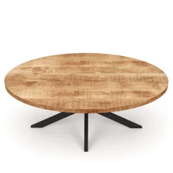 Esstisch Holz MAYLA oval 180 x 90 cm