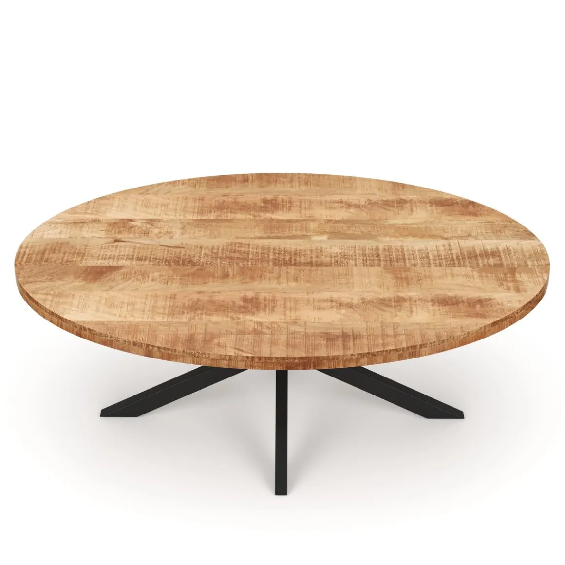 Esstisch Holz MAYLA oval 180 x 90 cm