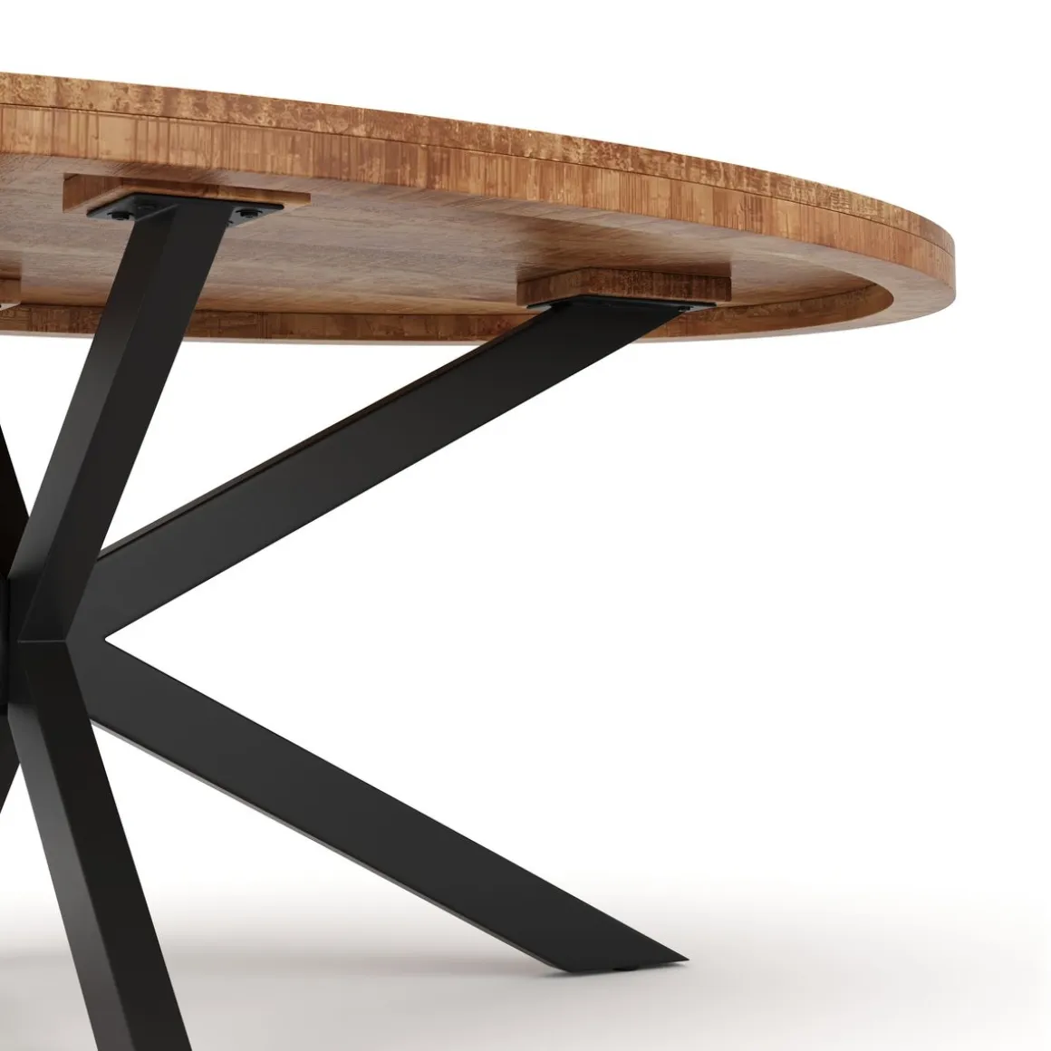 Esstisch Holz MAYLA oval 180 x 90 cm