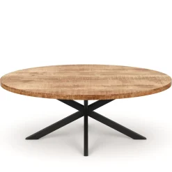 Esstisch Holz MAYLA oval 180 x 90 cm