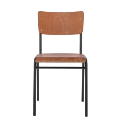 Esszimmerstuhl AKITO 4er Set braun