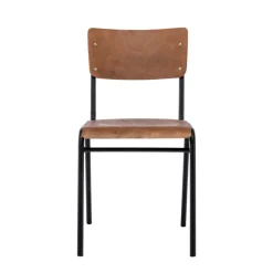 Esszimmerstuhl AKITO 4er Set dunkelbraun