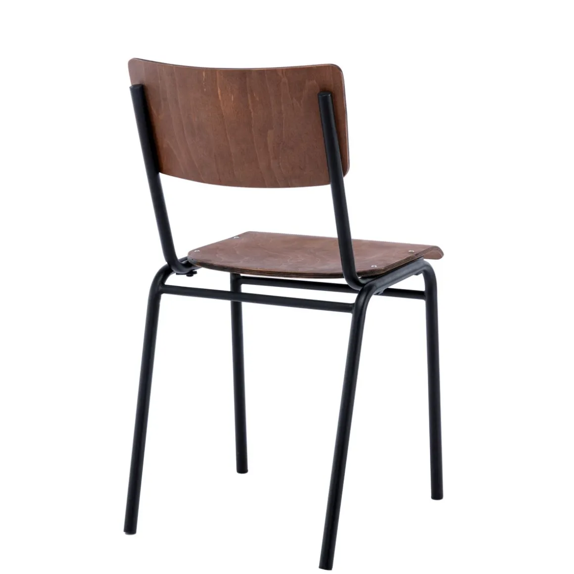 Esszimmerstuhl AKITO 4er Set dunkelbraun