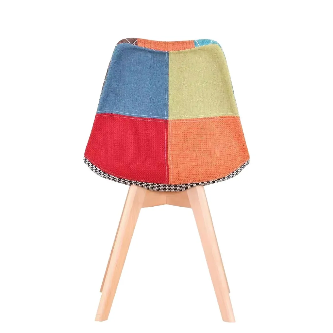 Esszimmerstuhl AMALIA 2er Set bunt/natur