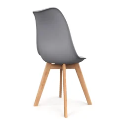 Esszimmerstuhl AMELIA 4er Set grau