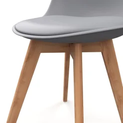 Esszimmerstuhl AMELIA 2er Set grau