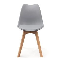 Esszimmerstuhl AMELIA 2er Set grau
