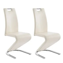 Esszimmerstuhl AQUILA 2er Set beige