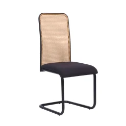 Esszimmerstuhl BORIS 2er Set schwarz